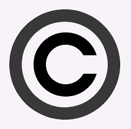 trademark and copyright symbol on keyboard